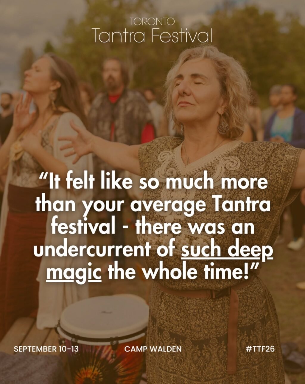 Instagram post from torontotantrafestival. This post is in position 2.